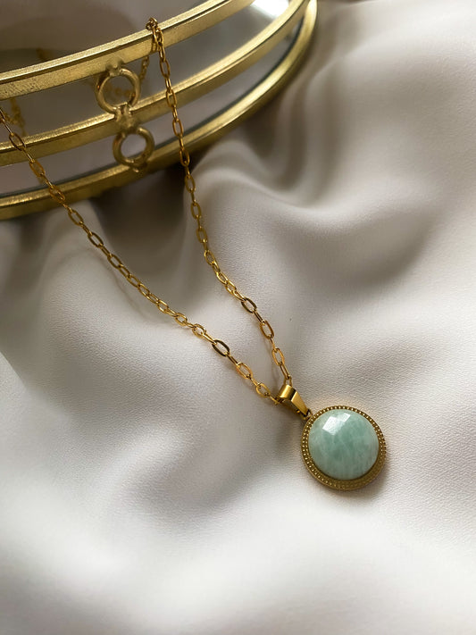 Collier amazonite