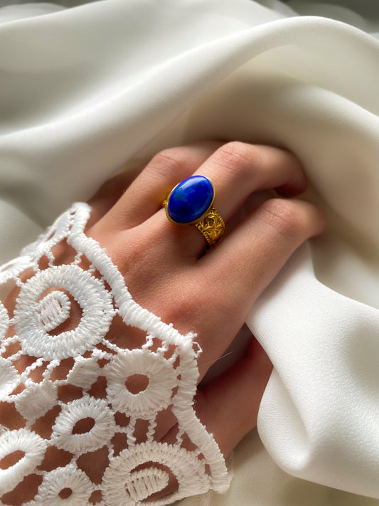 Bague lapis Lazuli